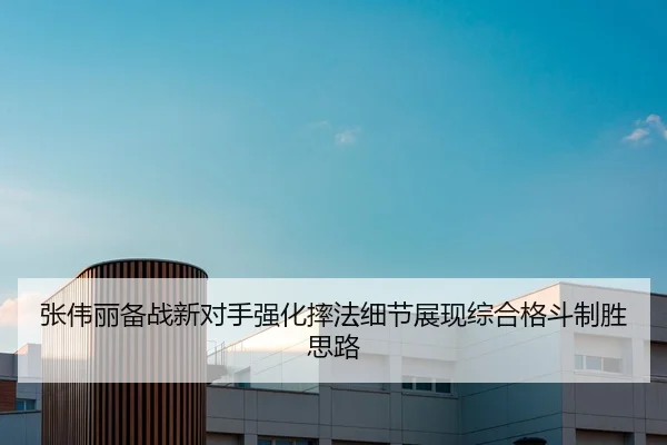 张伟丽备战新对手强化摔法细节展现综合格斗制胜思路
